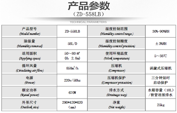 地面返潮用除湿机