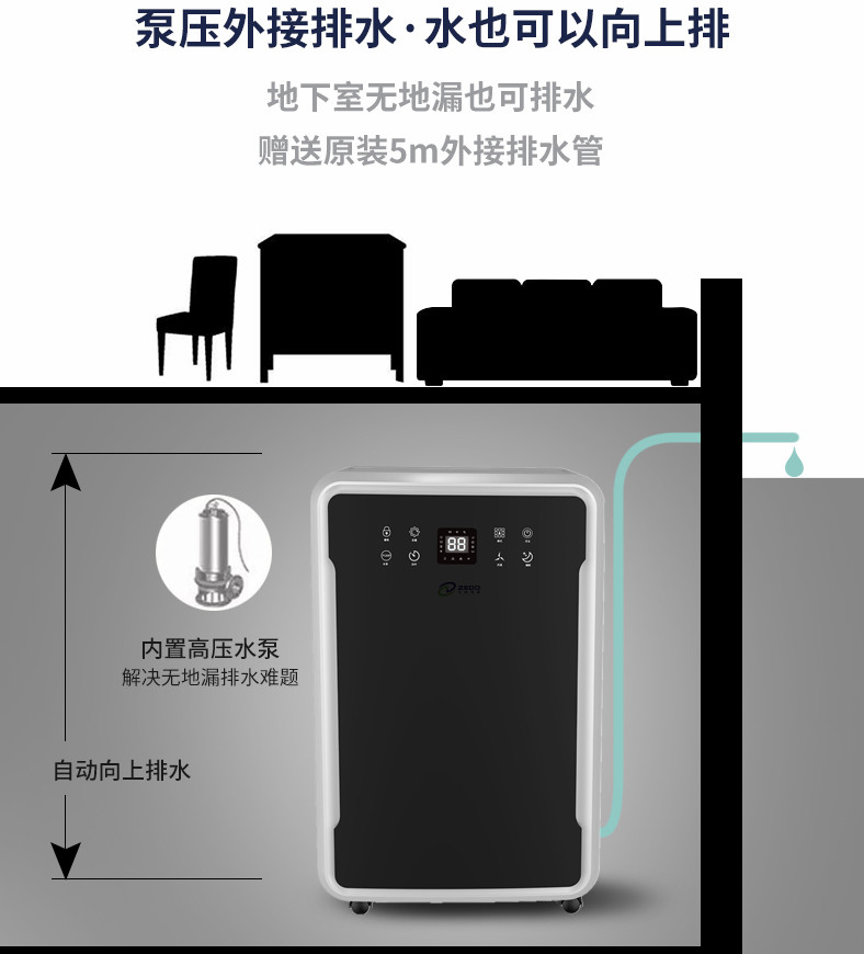 正岛ZD-880LB智能除湿机